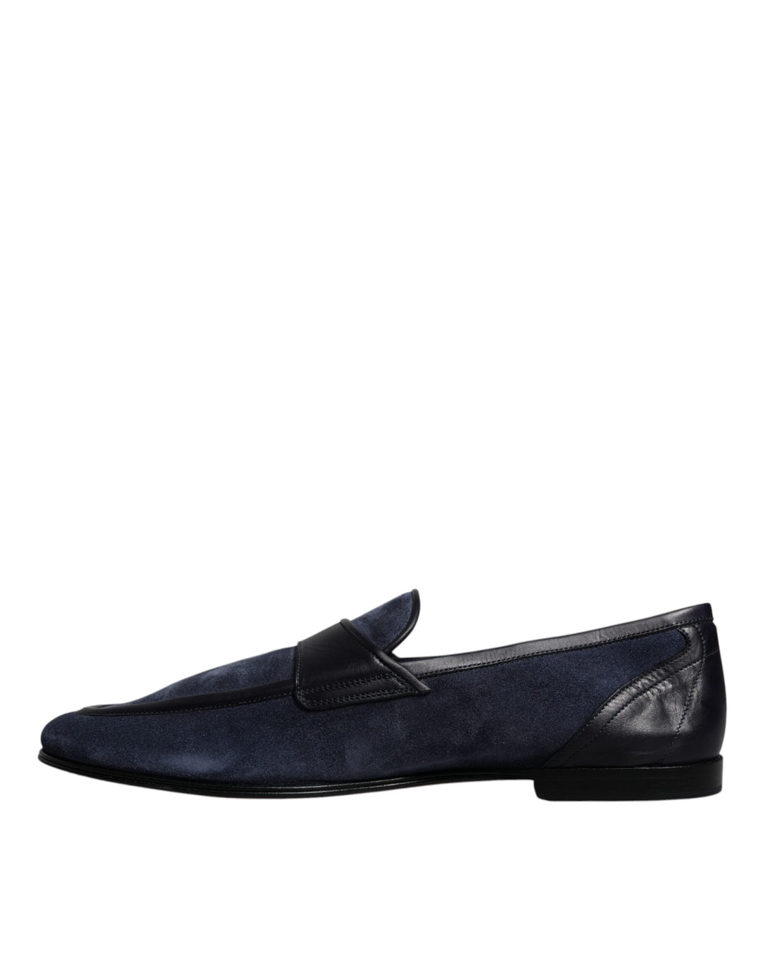 Dolce &amp; Gabbana Blue Suede Leather Shoes Loafer Moccasin Shoes by Dolce &amp; Gabbana outlet now on sale