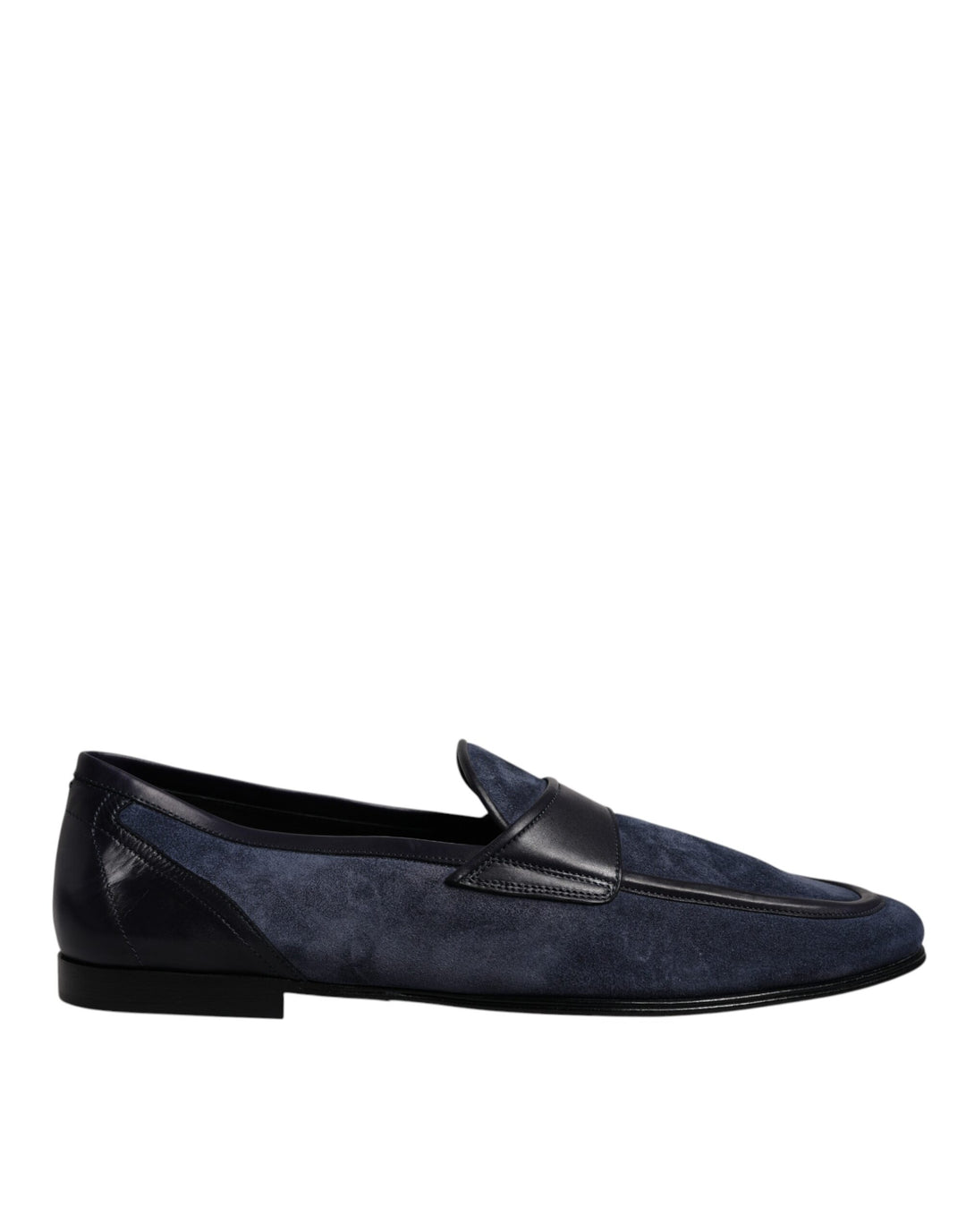 Dolce &amp; Gabbana Blue Suede Leather Shoes Loafer Moccasin Shoes by Dolce &amp; Gabbana outlet now on sale