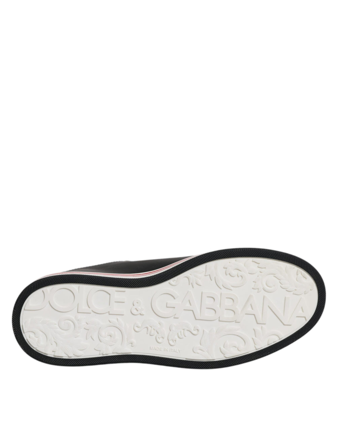 Dolce &amp; Gabbana Sample Sale Dolce &amp; Gabbana Black Leather Low Top Men Sneakers Shoes - | Designer outlet