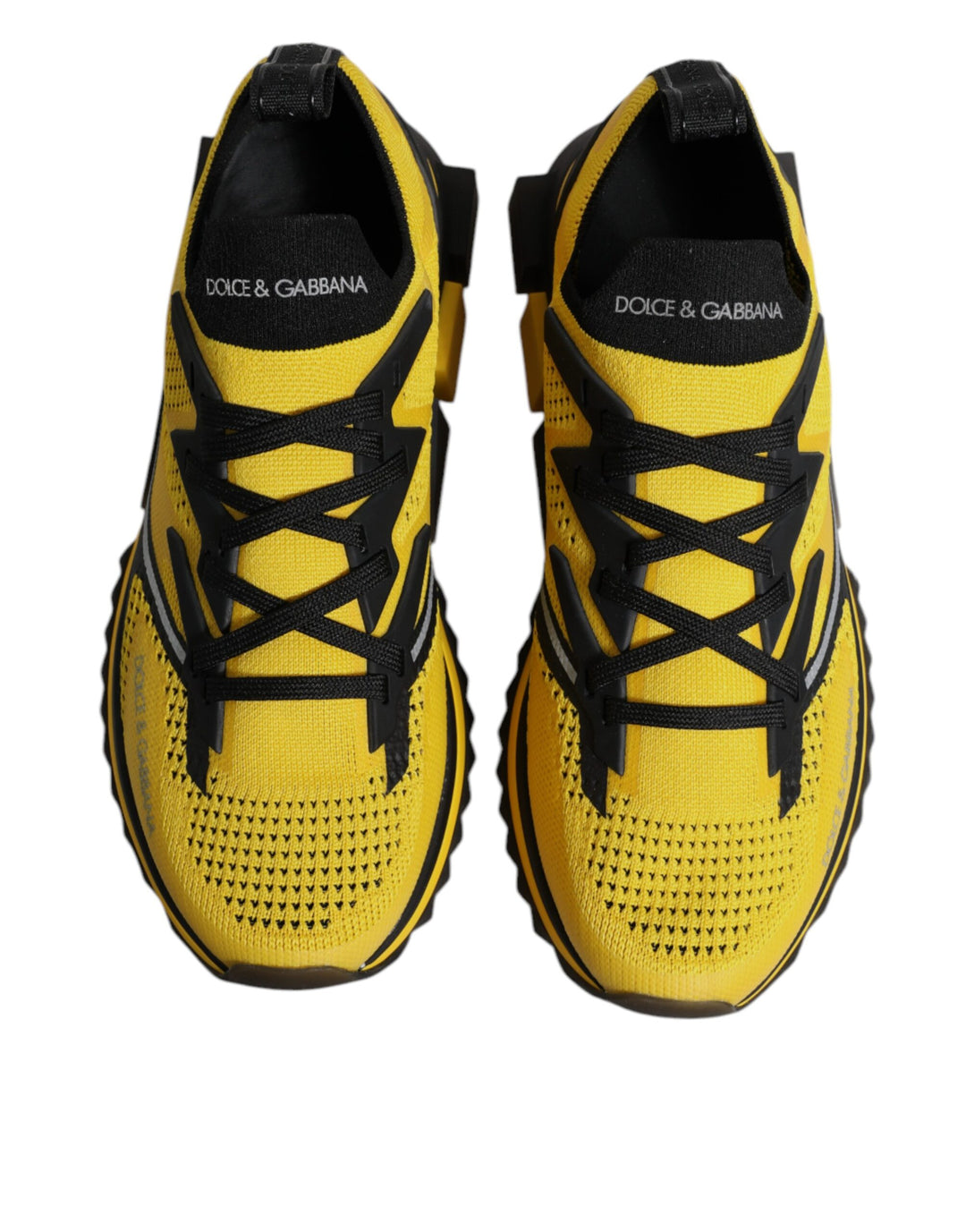 Dolce &amp; Gabbana Sample Sale Dolce &amp; Gabbana Yellow SORRENTO Sport Stretch Sneakers Shoes - | Designer outlet