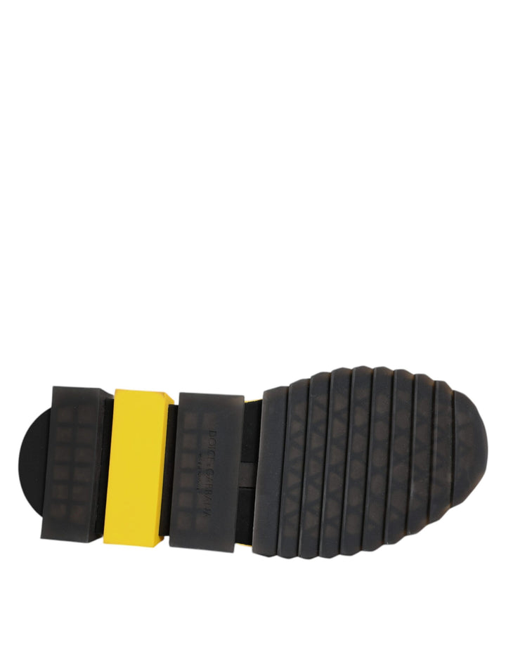 Dolce &amp; Gabbana Sample Sale Dolce &amp; Gabbana Yellow SORRENTO Sport Stretch Sneakers Shoes - | Designer outlet