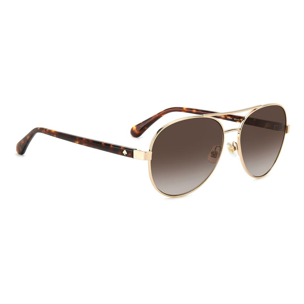 Kate Spade Gold Metal Sunglasses