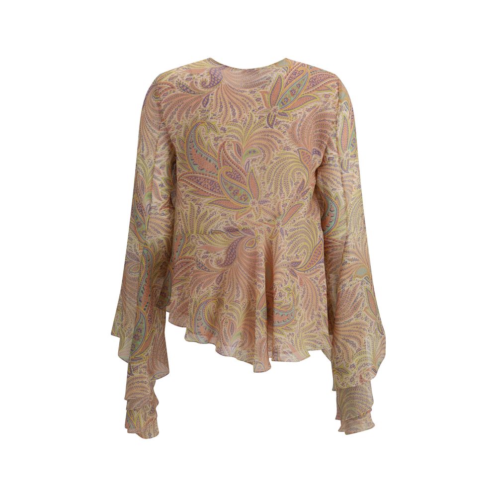 Etro Paisley print silk Blouse