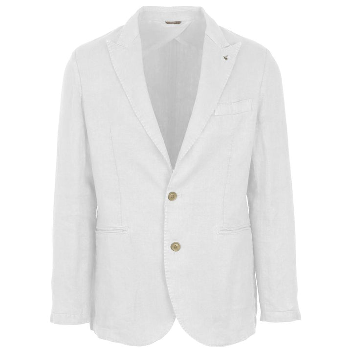 AT.P.CO White Linen Blazer