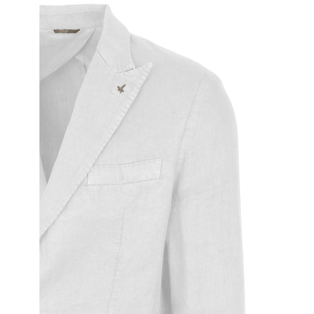 AT.P.CO White Linen Blazer