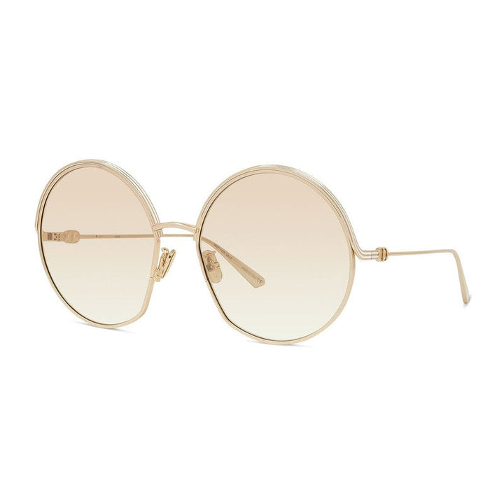 Dior Sunglasses Round Full Rim, Rose Gold Frame and Gradient Brown Lens EVERDIORR1UD0F1