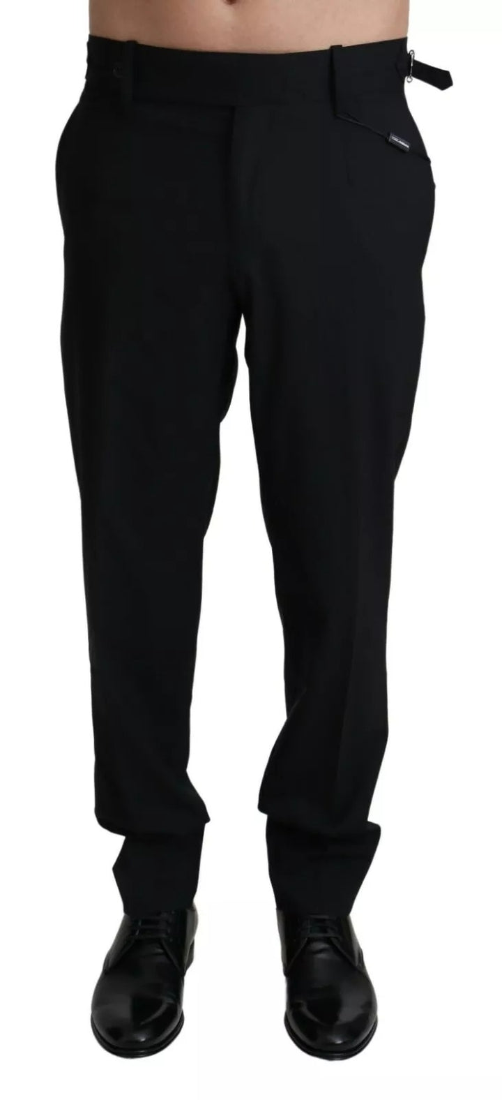 Dolce &amp; Gabbana Black Wool Stretch Dress Trouser Pants by Dolce &amp; Gabbana outlet now on sale