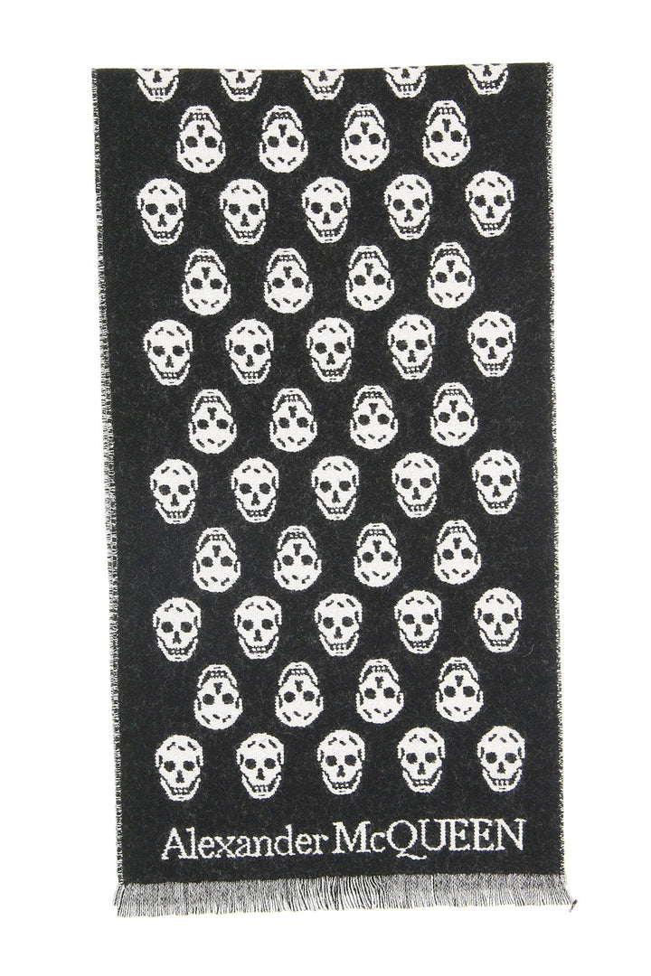 Alexander Mcqueen Skull Reversible Scarf