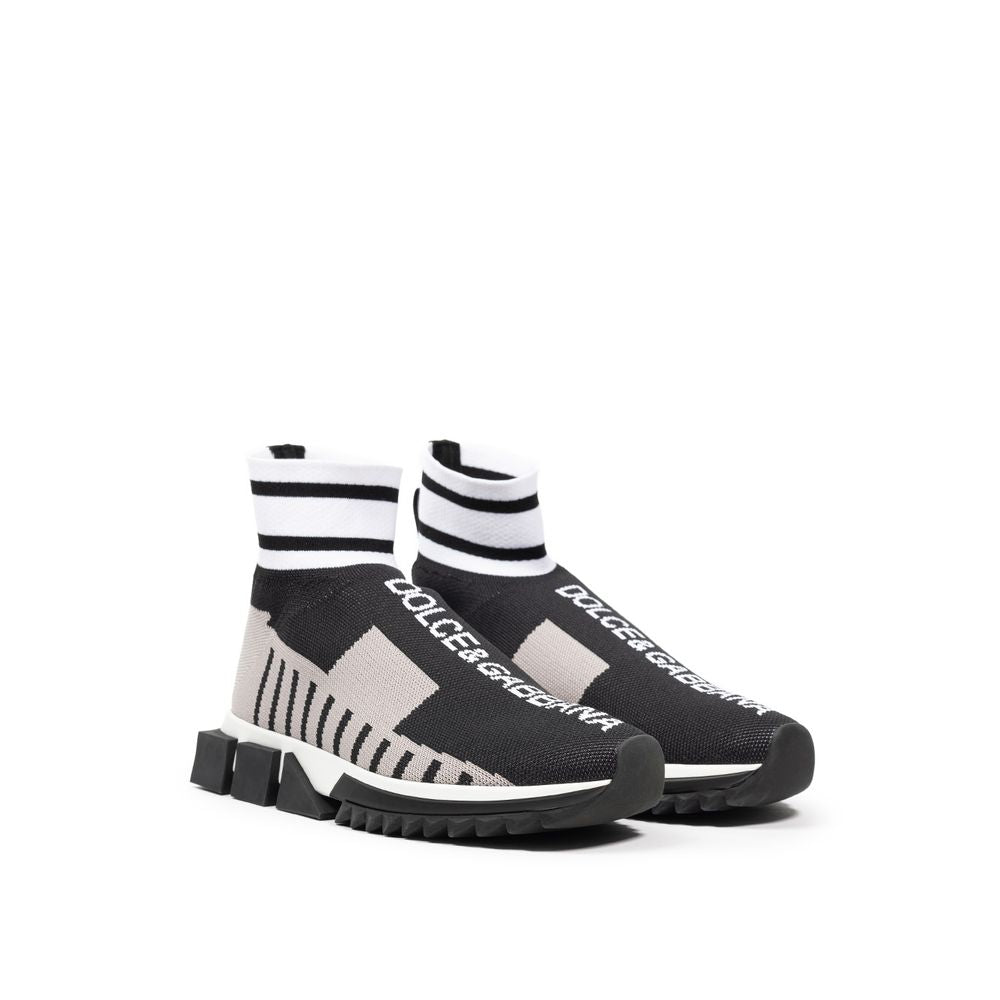 Dolce &amp; Gabbana Sample Sale Dolce &amp; Gabbana Black Fabric Sneaker - | Designer outlet