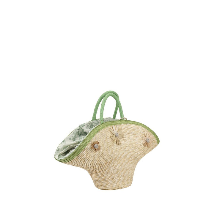 La Milanesa Calore Straw Handbag