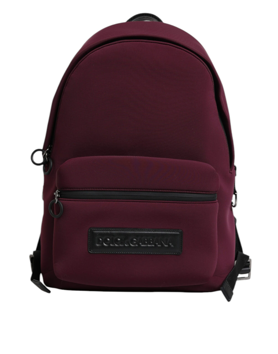 Dolce & Gabbana Burgundy Montreale Tecnico Textile Men Backpack Bag