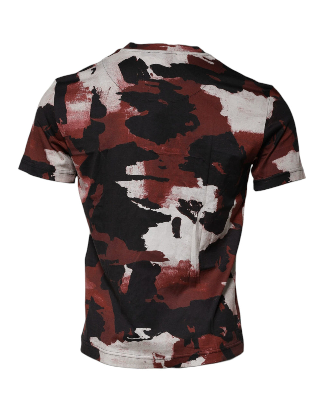 Dolce &amp; Gabbana Multicolor Camouflage Crew Neck T-shirt by Dolce &amp; Gabbana outlet now on sale