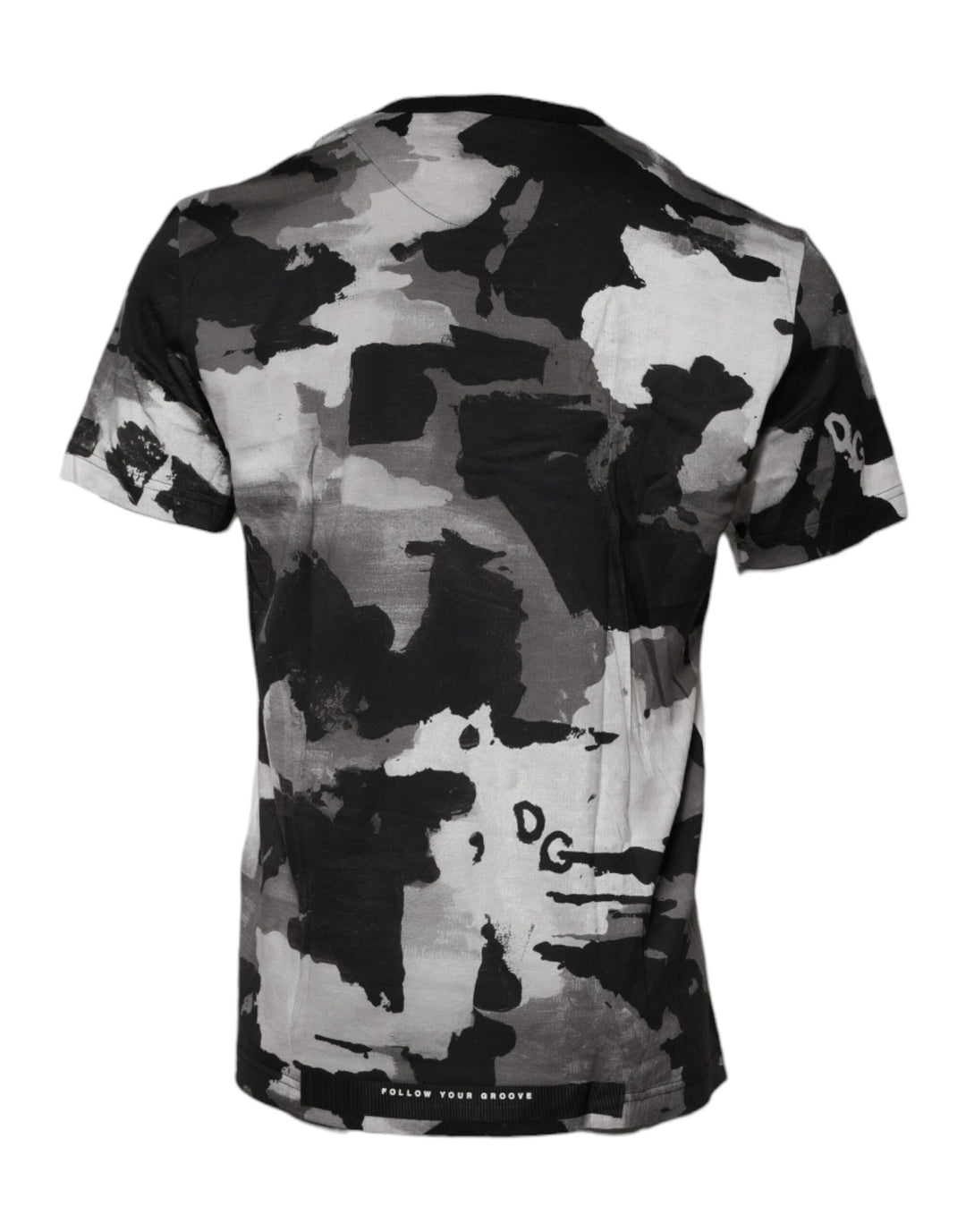 Dolce &amp; Gabbana Sample Sale Dolce &amp; Gabbana Multicolor Camouflage Crew Neck T-shirt - | Designer outlet