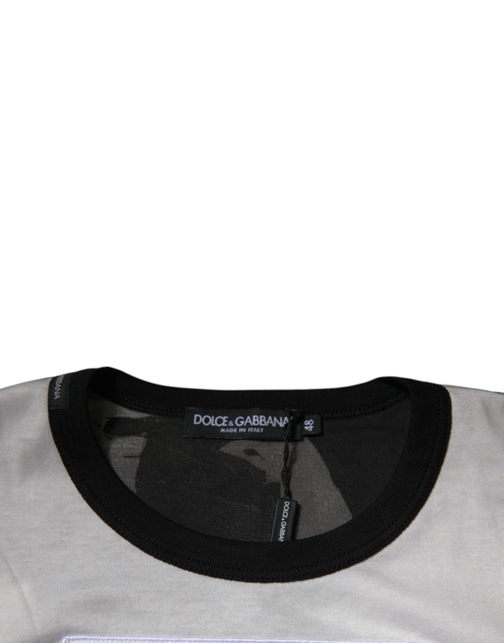 Dolce &amp; Gabbana Sample Sale Dolce &amp; Gabbana Multicolor Camouflage Crew Neck T-shirt - | Designer outlet