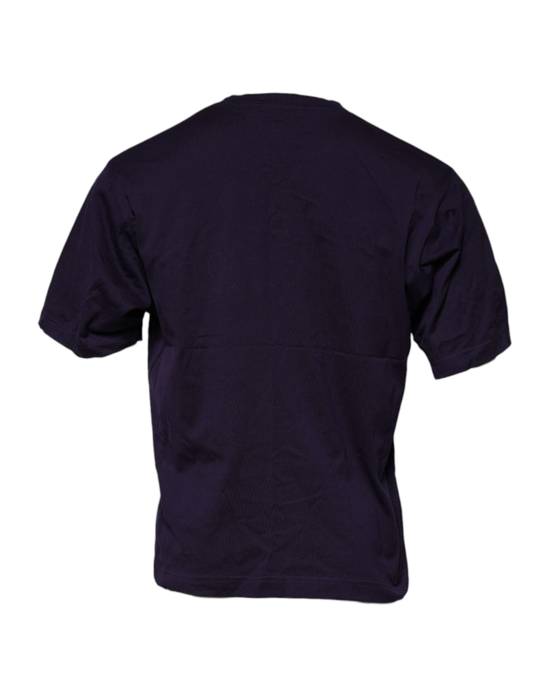Dolce &amp; Gabbana Sample Sale Dolce &amp; Gabbana Purple DG Logo Cotton Crew Neck T-shirt - | Designer outlet
