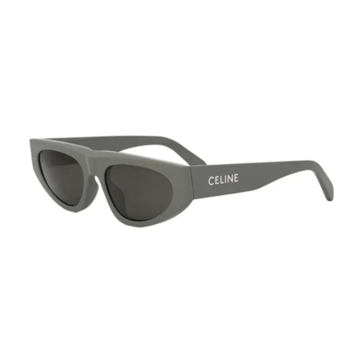 Celine Sample Sale | Celine Sunglasses Geometric Full Rim, Green Frame And Smoke Lens Cl40315U93A - Sunglasses | Designer outlet