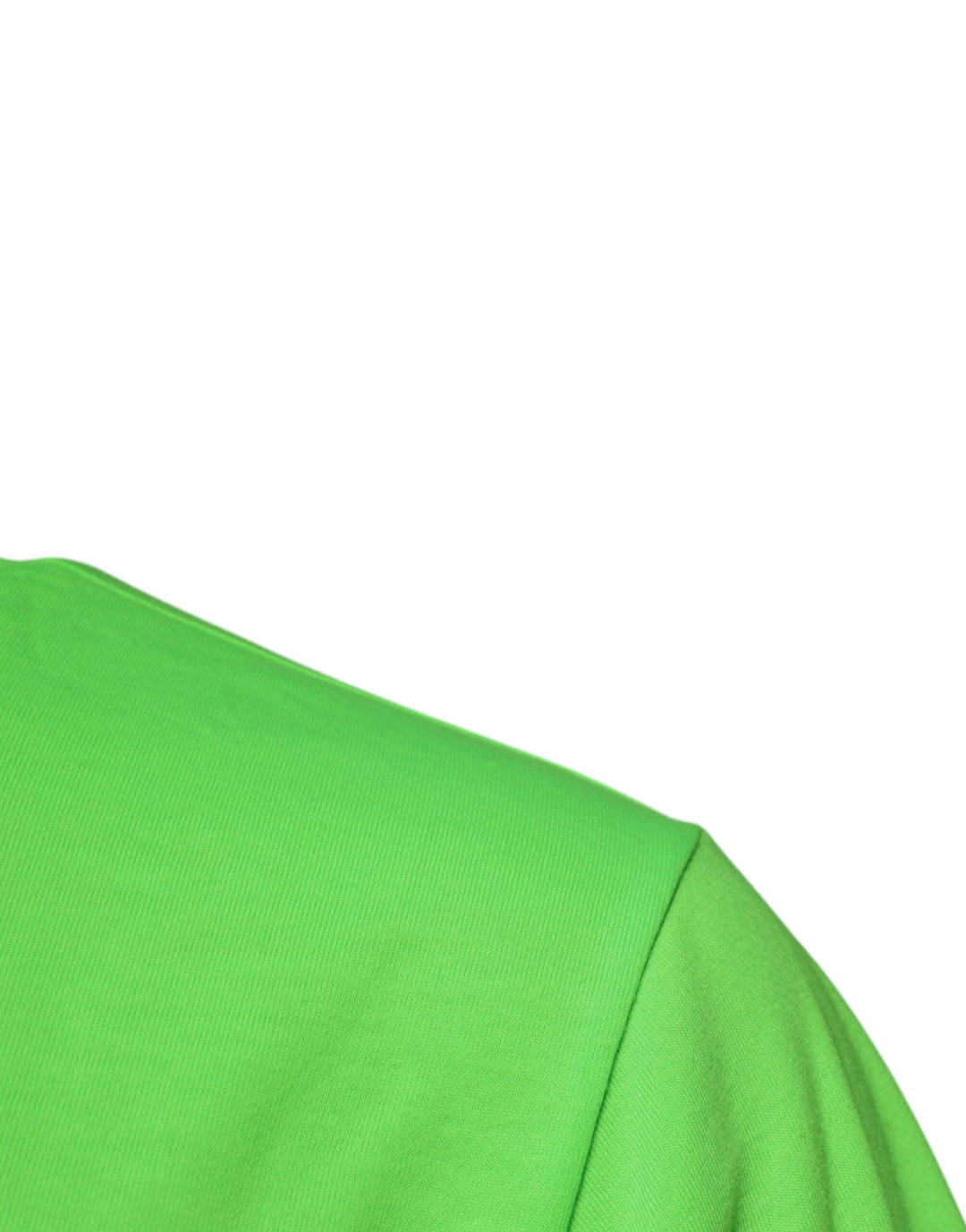 Dolce &amp; Gabbana Sample Sale Dolce &amp; Gabbana Green Logo Polyester Crew Neck T-shirt - | Designer outlet