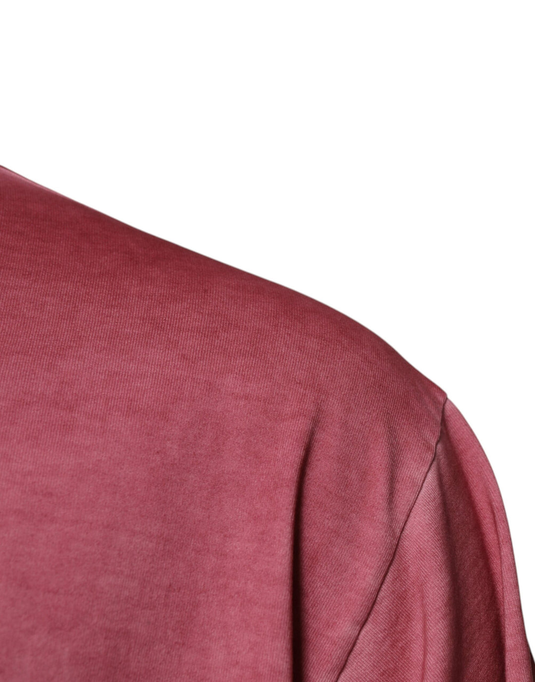 Dolce &amp; Gabbana Pink Logo Print Cotton Crew Neck T-shirt by Dolce &amp; Gabbana outlet now on sale