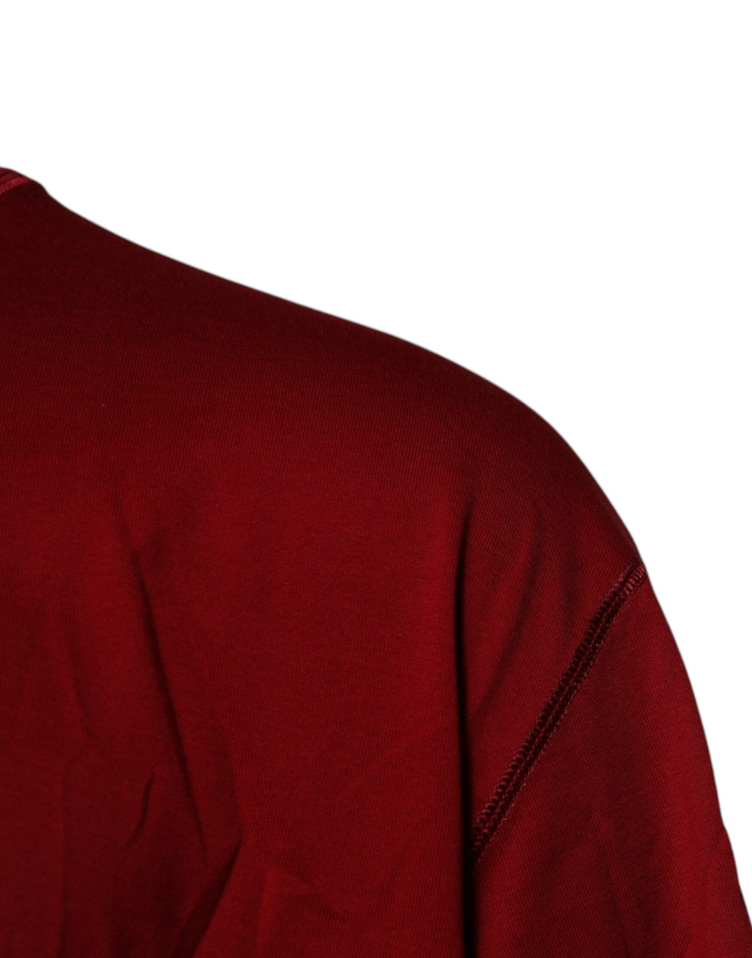 Dolce &amp; Gabbana Sample Sale Dolce &amp; Gabbana Red Logo Tape Cotton Crew Neck T-shirt - | Designer outlet
