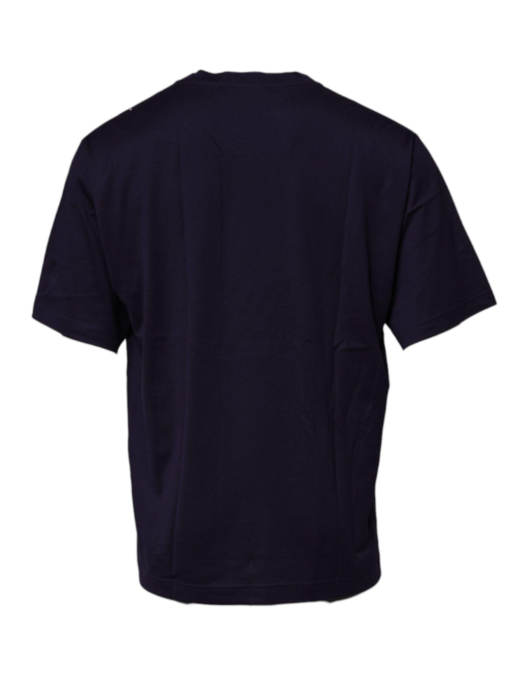 Dolce &amp; Gabbana Sample Sale Dolce &amp; Gabbana Navy Blue DG Logo Cotton Crew Neck T-shirt - | Designer outlet
