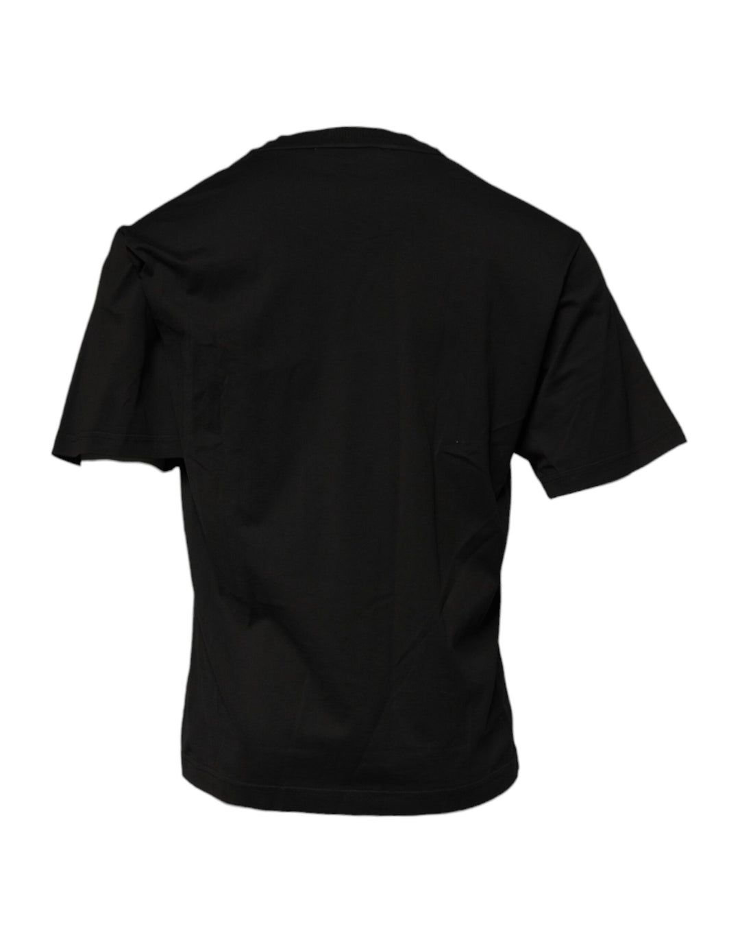 Dolce &amp; Gabbana Sample Sale Dolce &amp; Gabbana Black DG Logo Cotton Crew Neck T-shirt - | Designer outlet