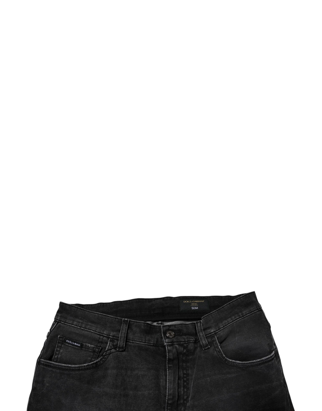 Dolce &amp; Gabbana Sample Sale Dolce &amp; Gabbana Black Cotton Stretch Skinny Men Denim Jeans - | Designer outlet