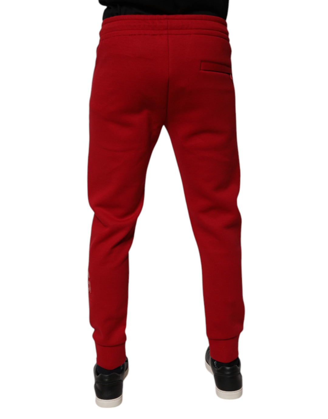 Dolce &amp; Gabbana Sample Sale Dolce &amp; Gabbana Red Cotton Jogger Jogging Pants - | Designer outlet
