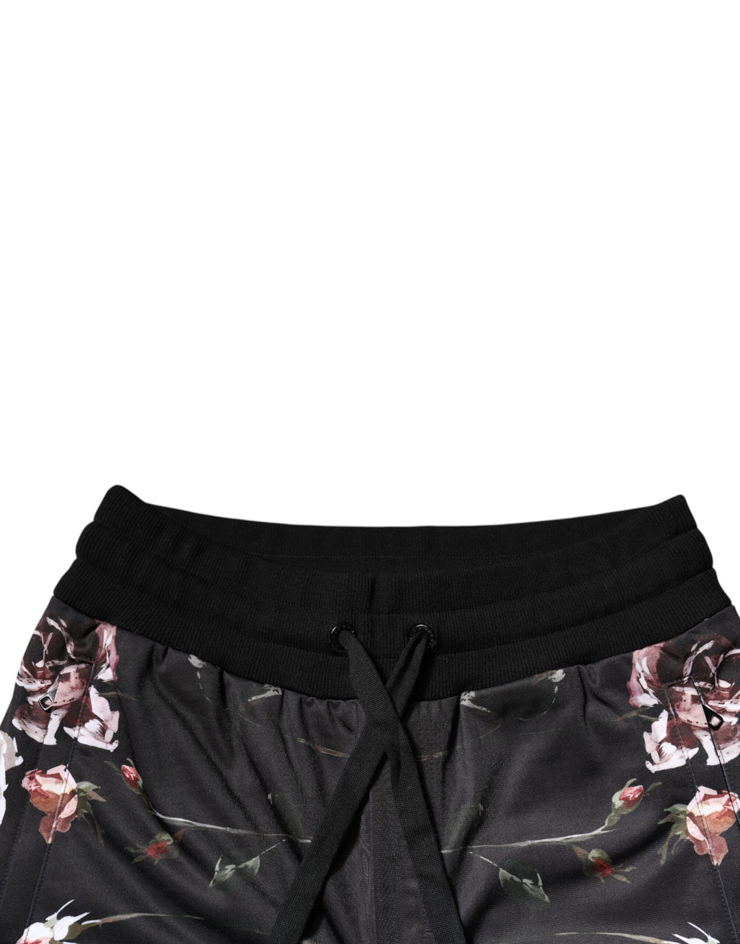 Dolce &amp; Gabbana Black Floral Polyester Jogger Pants by Dolce &amp; Gabbana outlet now on sale