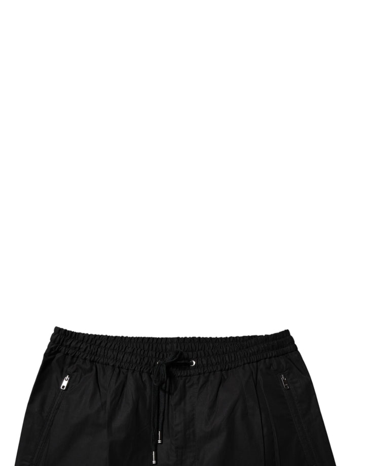 Dolce &amp; Gabbana Sample Sale Dolce &amp; Gabbana Black Cotton Men Jogger Sweatpants Pants - | Designer outlet