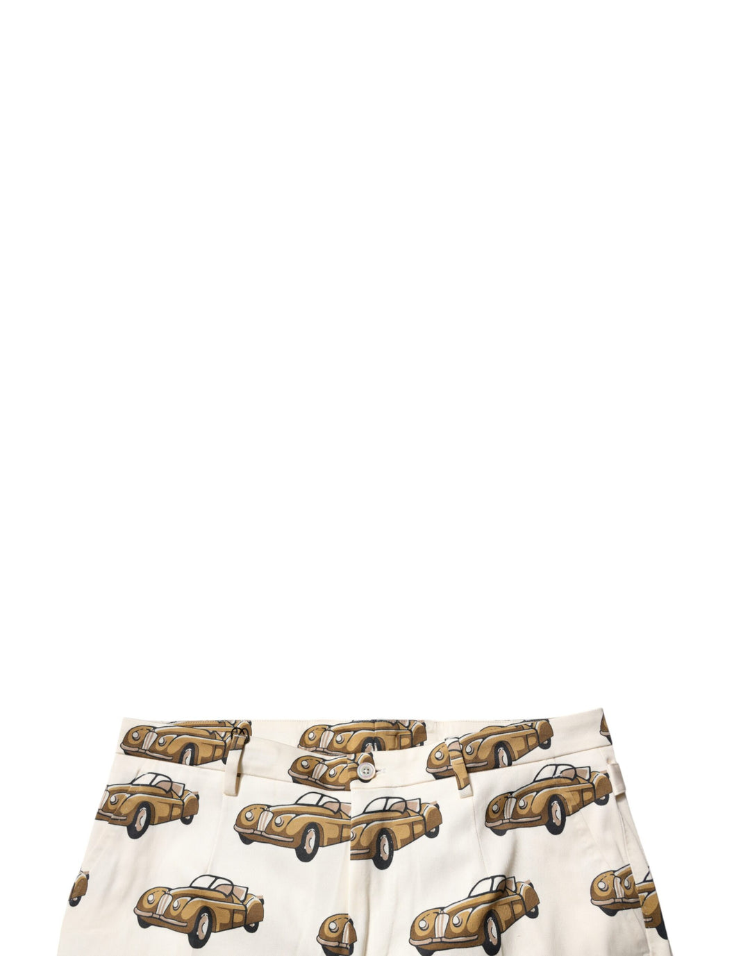 Dolce &amp; Gabbana Sample Sale Dolce &amp; Gabbana Off White Cars Cotton Skinny Men Denim Jeans - | Designer outlet