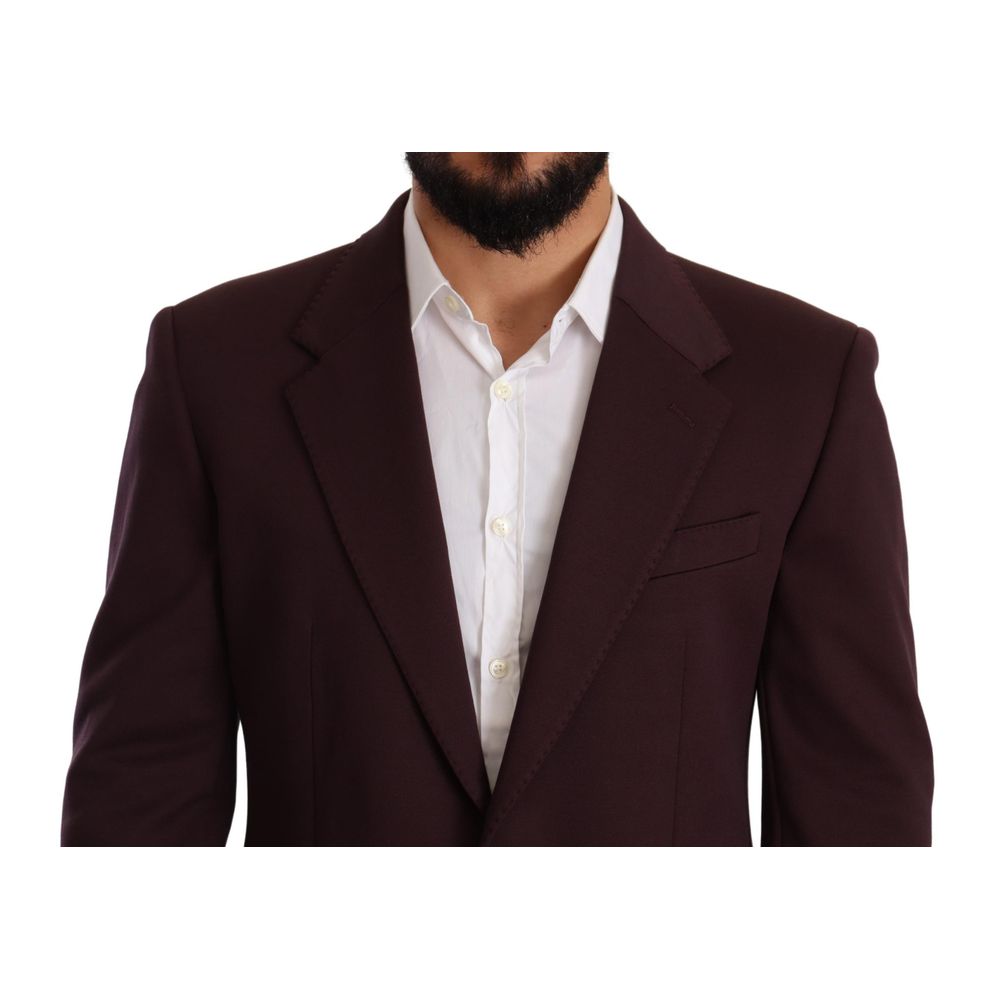 Dolce & Gabbana Purple Cotton Blazer