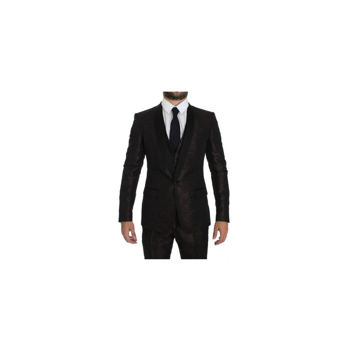 Dolce & Gabbana Bicolor Polyester Suit