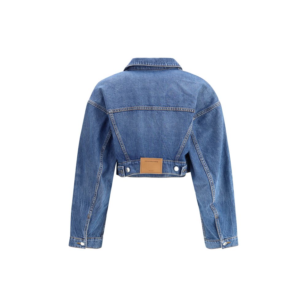 Alexander Wang Cropped Denim Jacket