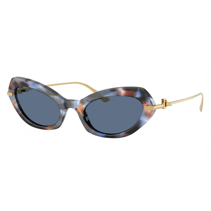 Dolce & Gabbana Sunglasses Butterfly Full Rim, Blue Havana Frame and Blue Lens DG4473344380