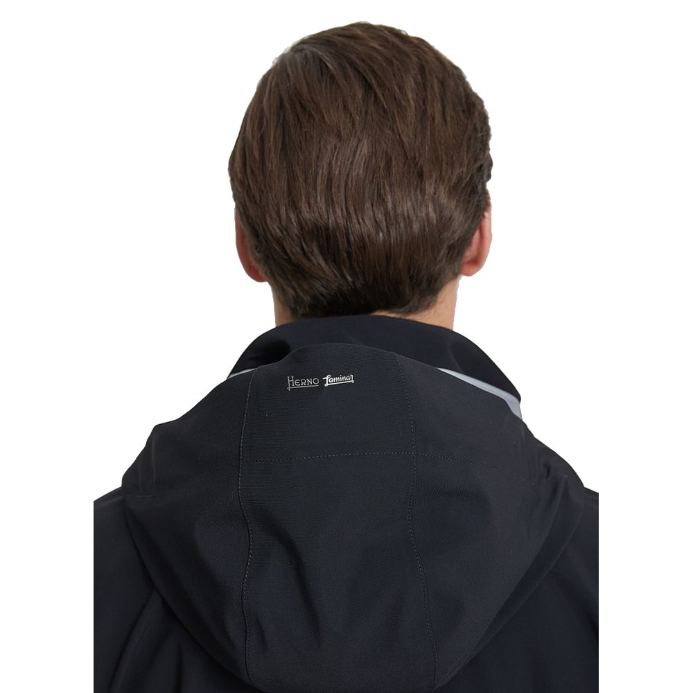 Herno Black Nylon Jacket