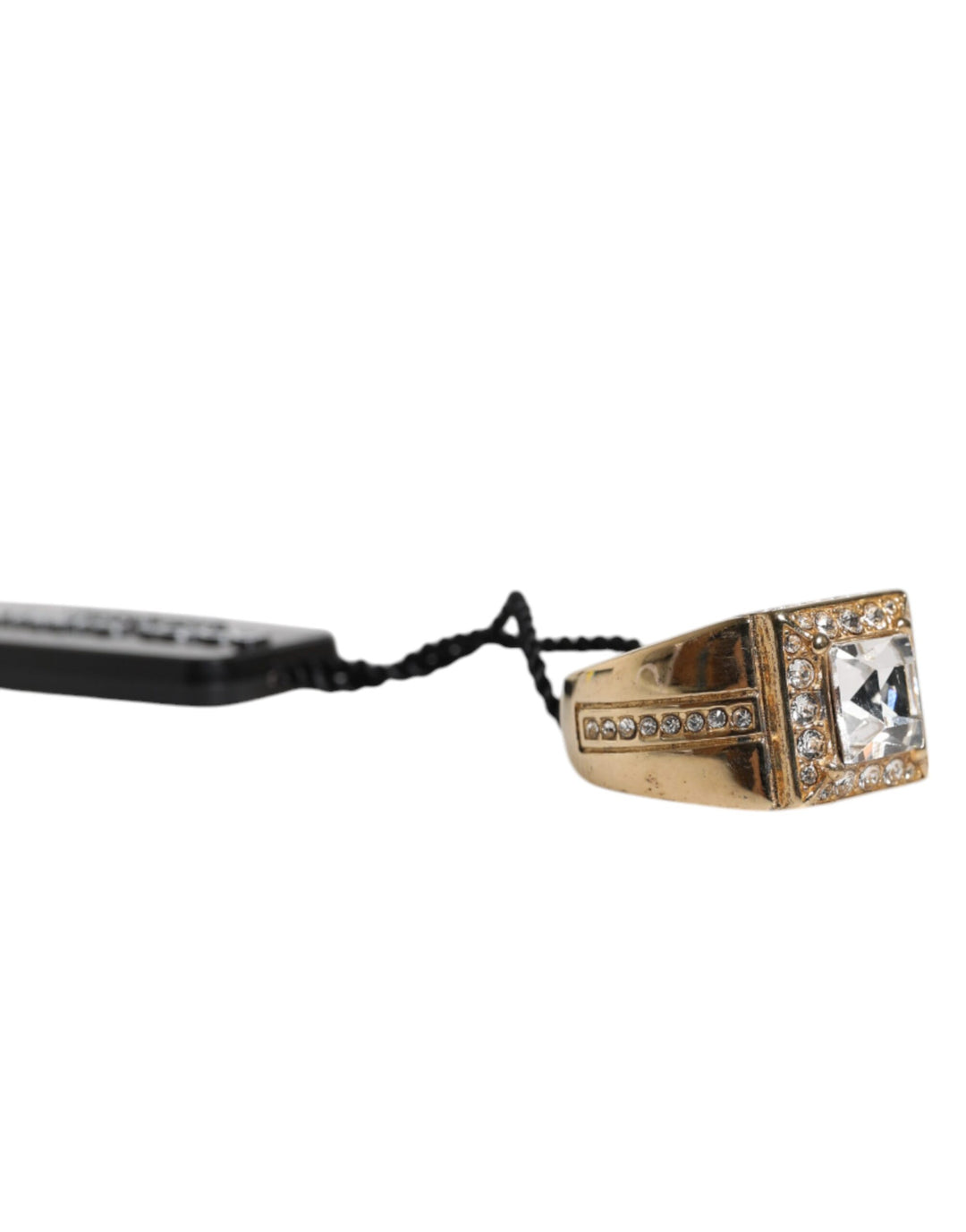 Dolce &amp; Gabbana Sample Sale Dolce &amp; Gabbana Gold Tone Sterling Silver 925 Crystals Ring - | Designer outlet
