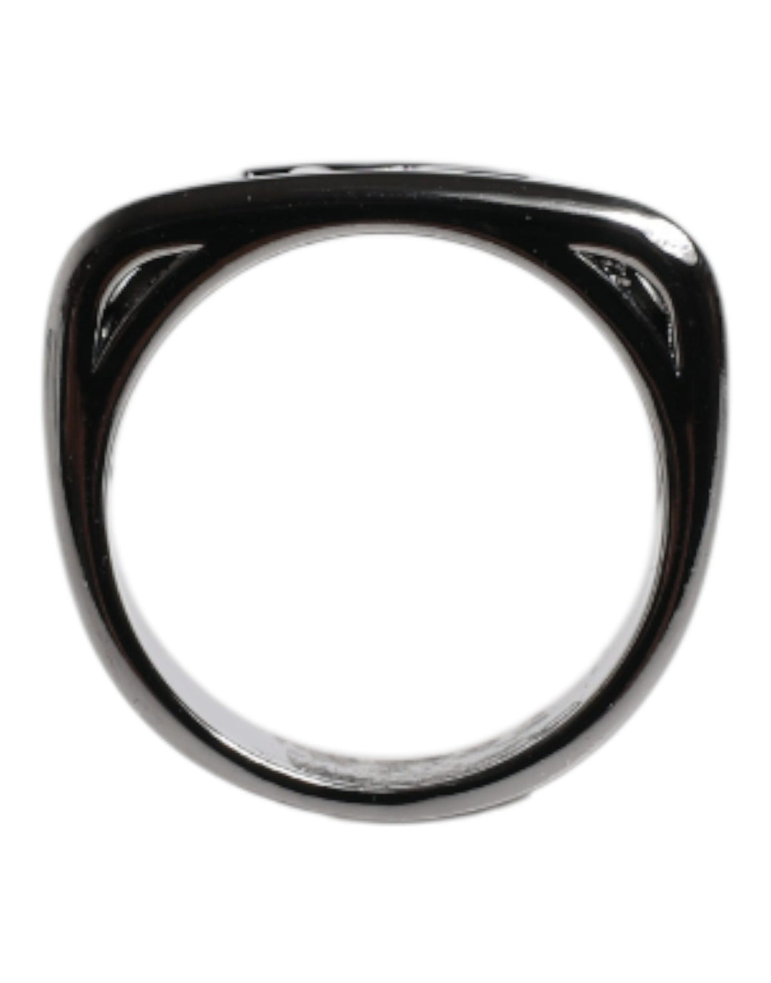 Dolce &amp; Gabbana Sample Sale Dolce &amp; Gabbana Silver Tone Brass Anello DG Logo Ring - | Designer outlet