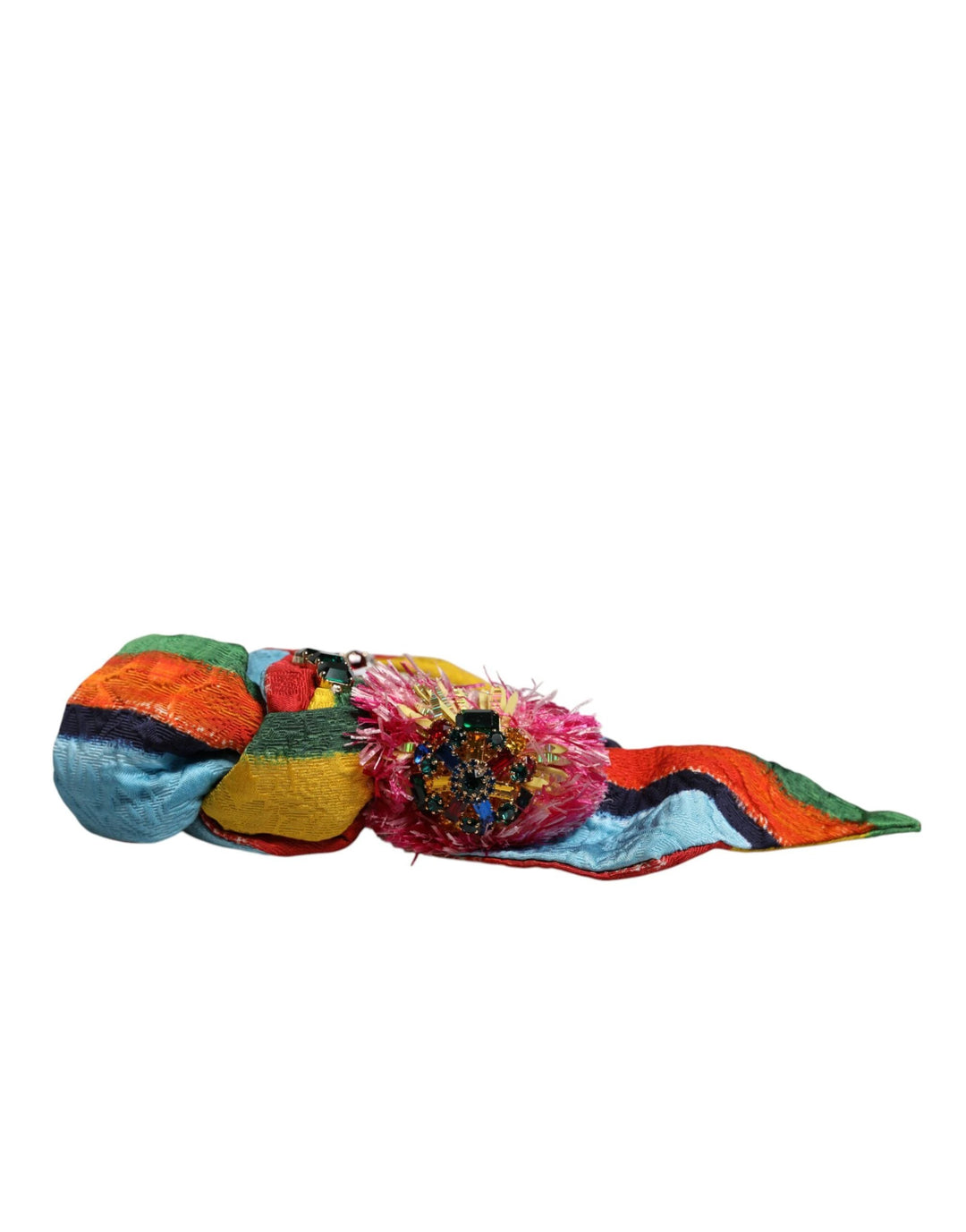 Dolce &amp; Gabbana Multicolor Floral Crystal Embellished Diadem Headband by Dolce &amp; Gabbana outlet now on sale