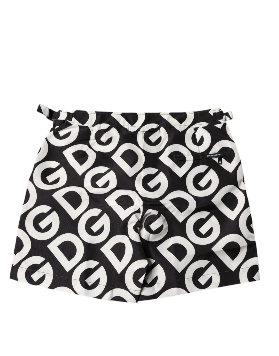 Dolce &amp; Gabbana Sample Sale Dolce &amp; Gabbana Black White Logo Beachwear Shorts Swimwear - | Designer outlet
