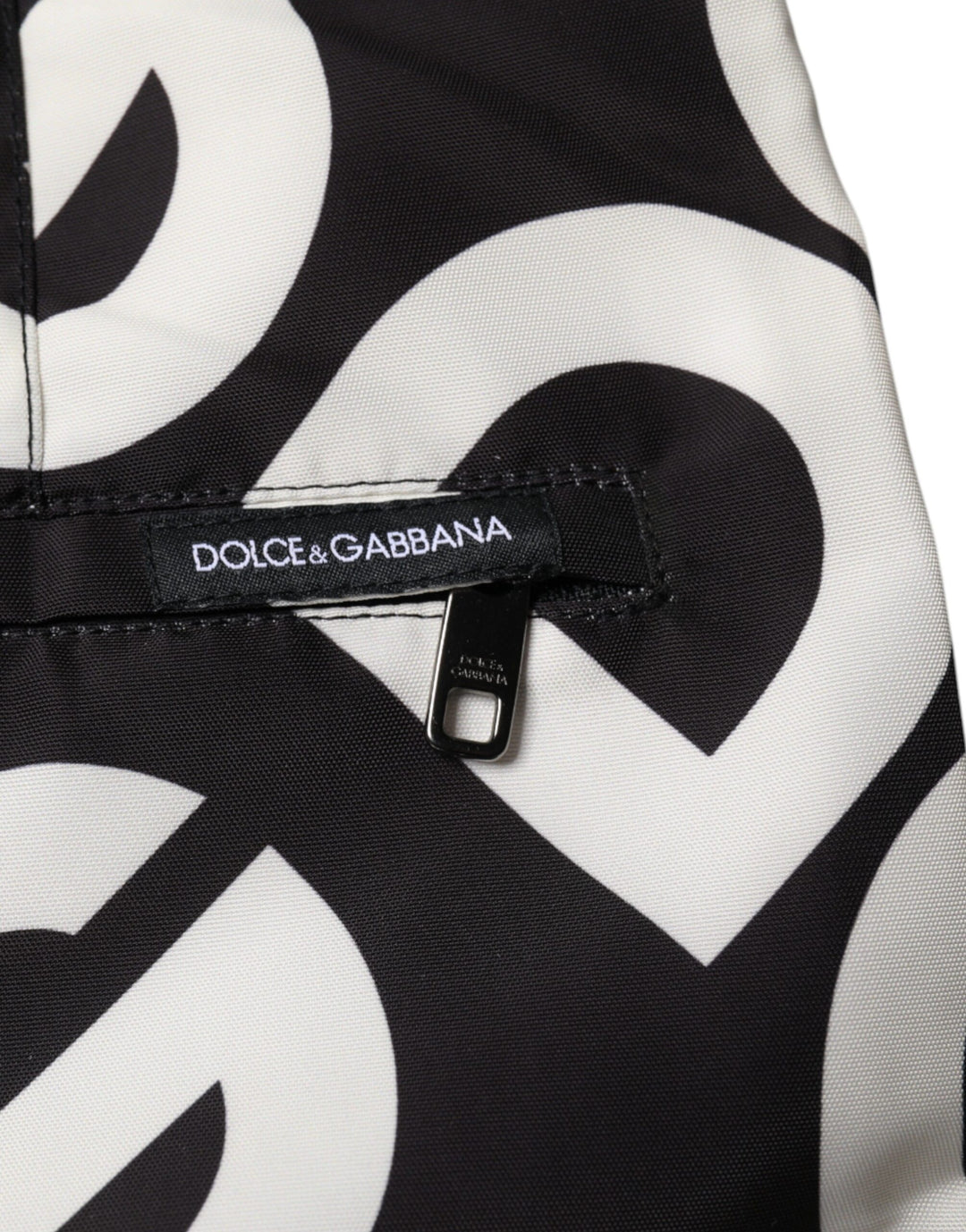 Dolce &amp; Gabbana Sample Sale Dolce &amp; Gabbana Black White Logo Beachwear Shorts Swimwear - | Designer outlet