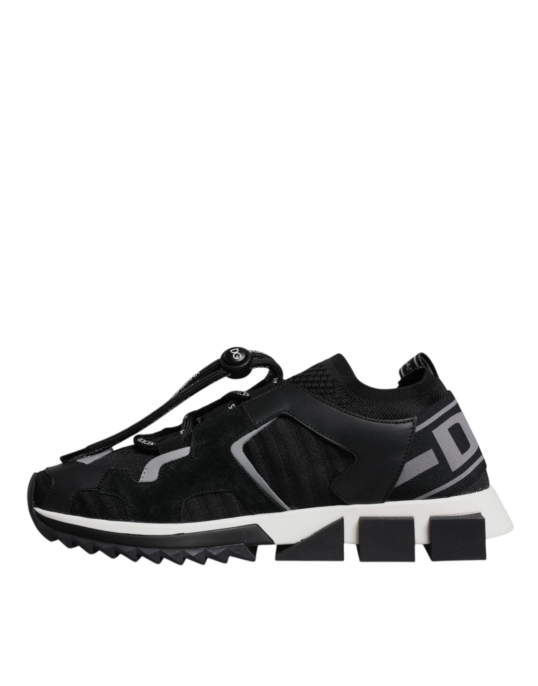 Dolce & Gabbana Black Mesh Sorrento Trekking Sneakers Shoes by Dolce & Gabbana outlet now on sale