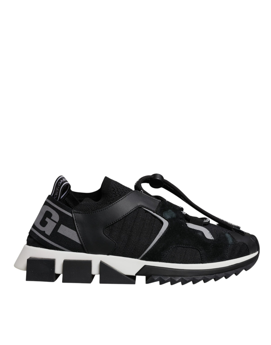 Dolce & Gabbana Black Mesh Sorrento Trekking Sneakers Shoes by Dolce & Gabbana outlet now on sale