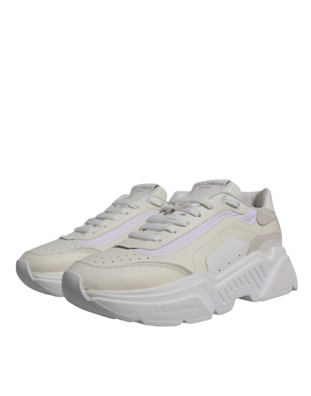 Dolce &amp; Gabbana White Daymaster Low Top Sneakers Shoes by Dolce &amp; Gabbana outlet now on sale