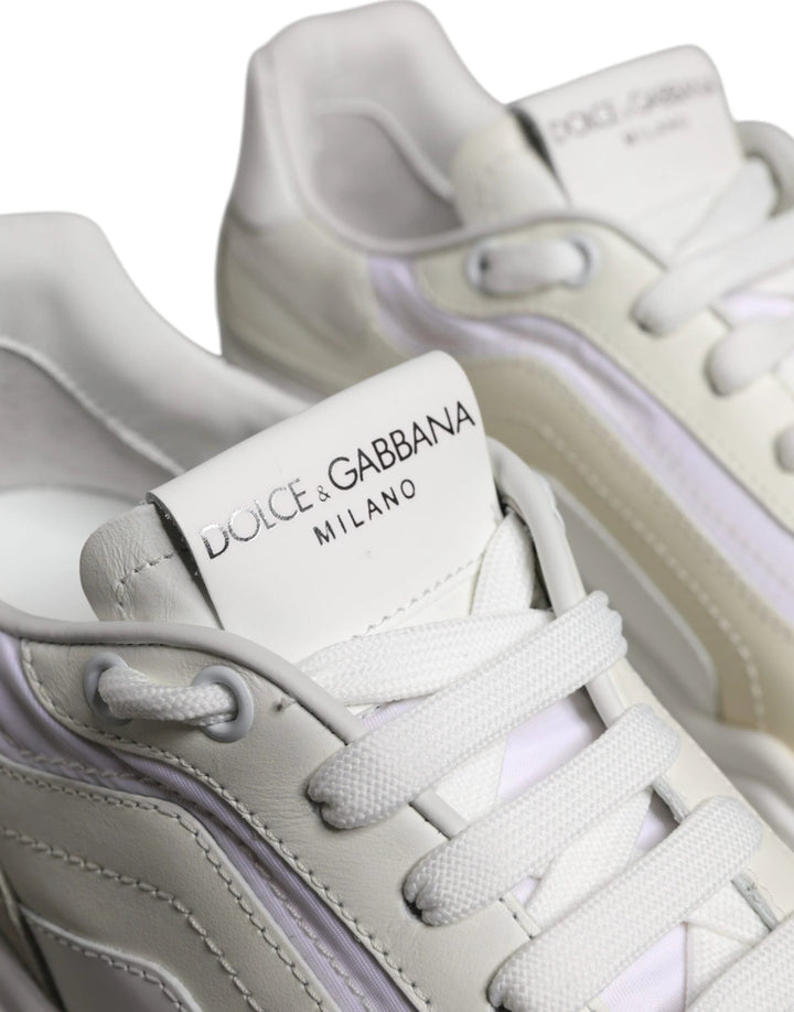 Dolce &amp; Gabbana White Daymaster Low Top Sneakers Shoes by Dolce &amp; Gabbana outlet now on sale