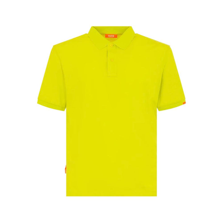 Suns Yellow Cotton Polo Shirt