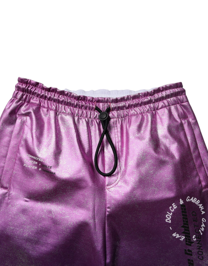 Dolce &amp; Gabbana Sample Sale Dolce &amp; Gabbana Pink Purple Two Tone Jogger Sweatpants Pants - | Designer outlet