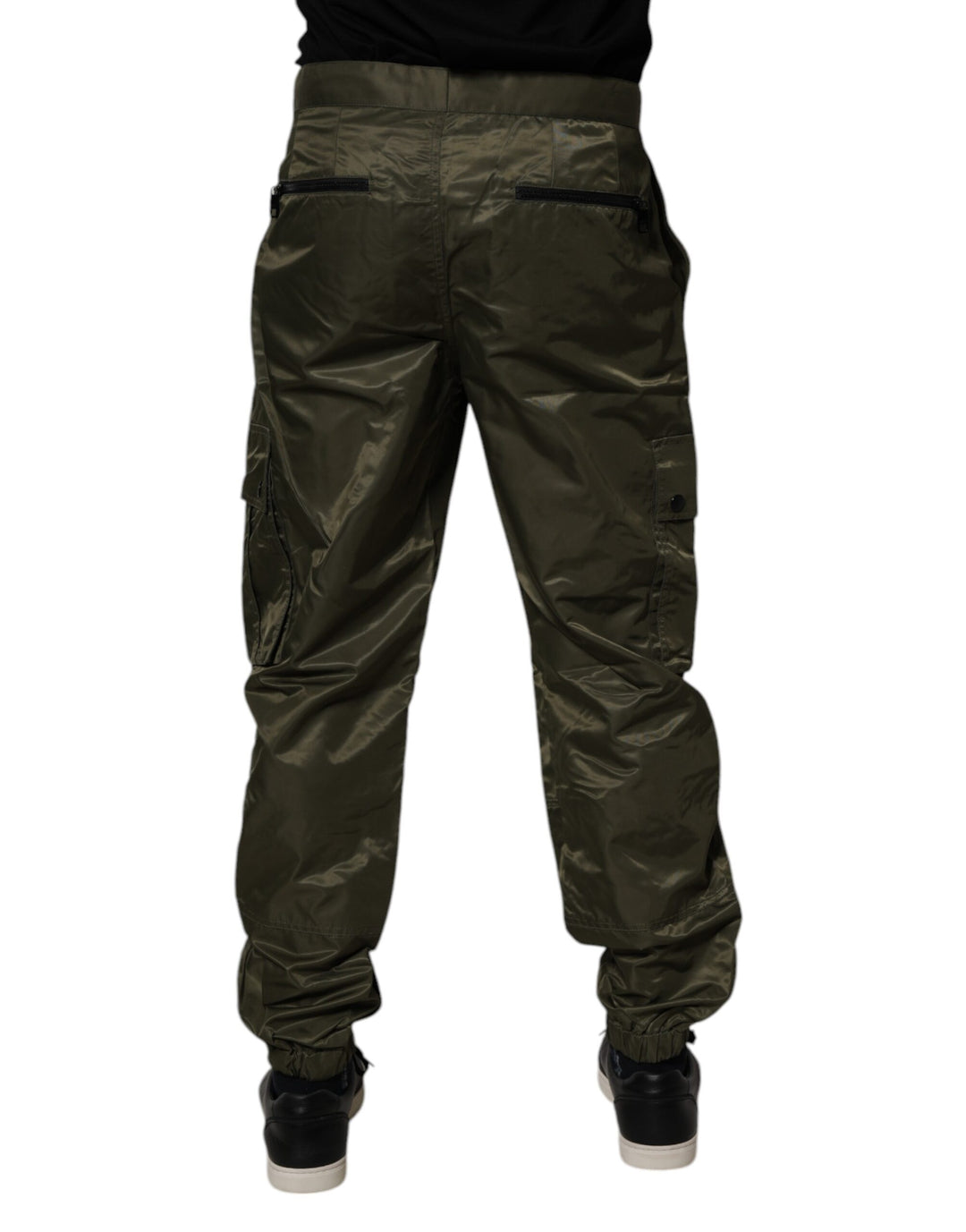 Dolce &amp; Gabbana Sample Sale Dolce &amp; Gabbana Dark Green Nylon Cargo Pants - | Designer outlet