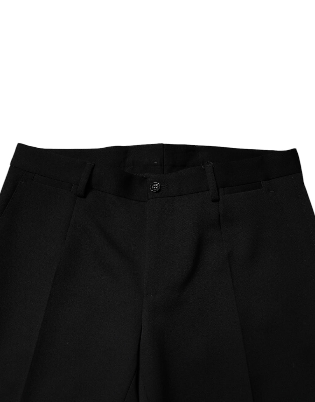 Dolce &amp; Gabbana Sample Sale Dolce &amp; Gabbana Black Wool Tapered Formal Dress Pants - | Designer outlet