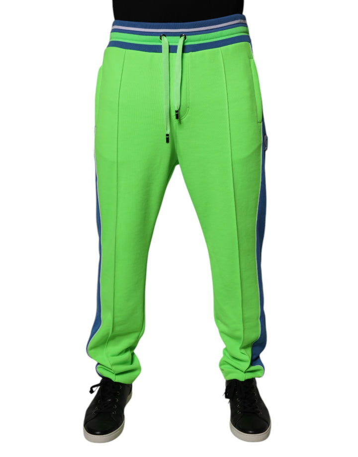 Dolce &amp; Gabbana Sample Sale Dolce &amp; Gabbana Green Blue Jogger Sweatpants Pants - | Designer outlet