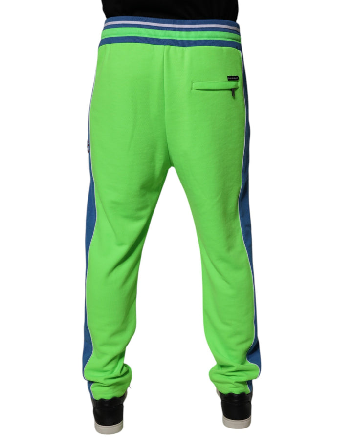 Dolce &amp; Gabbana Sample Sale Dolce &amp; Gabbana Green Blue Jogger Sweatpants Pants - | Designer outlet